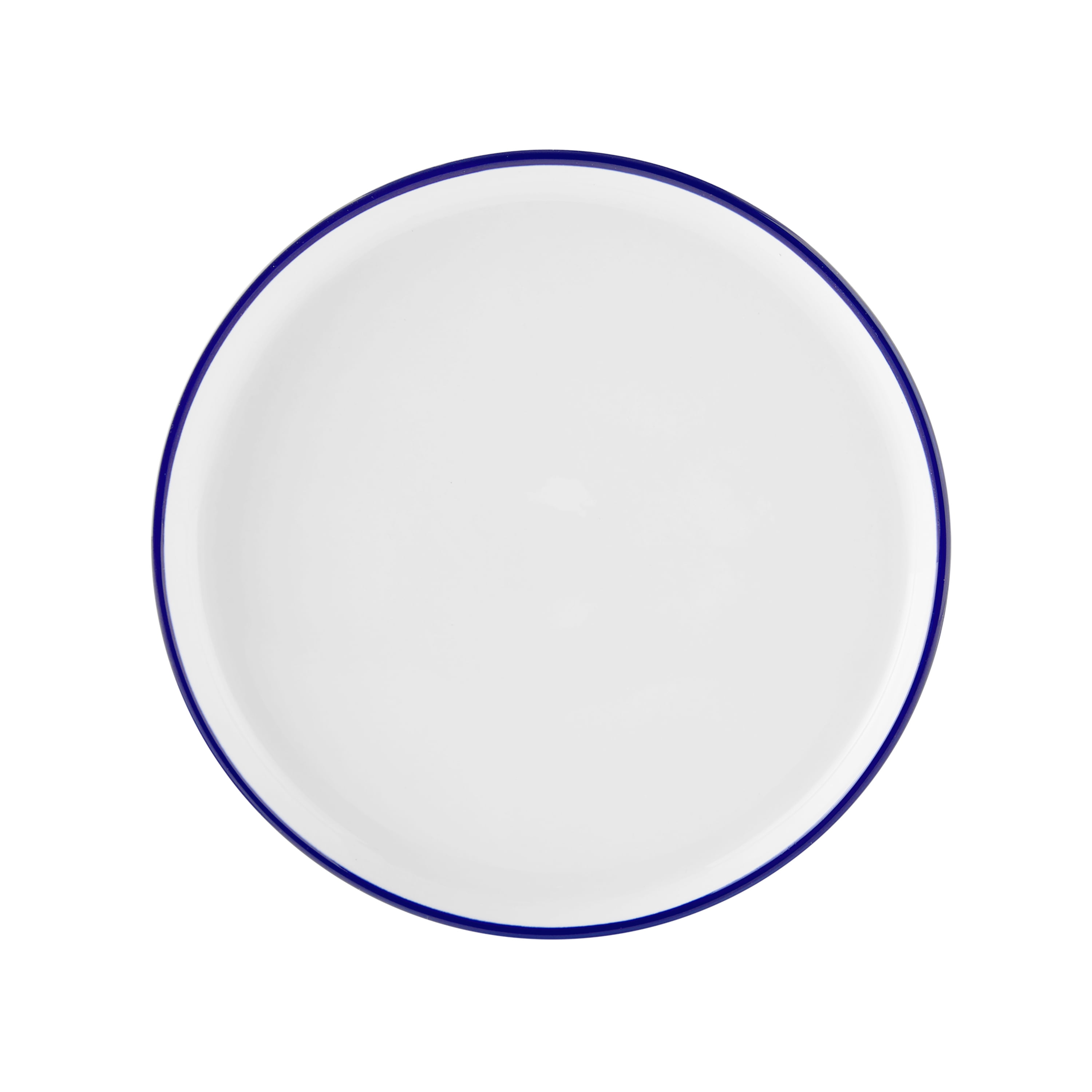 Mainstays Blue Rim Stoneware Salad Plate