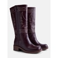 thumbnail image 2 of No Boundaries Women's Bird Embroidered Block Heel Boots, 2 of 6