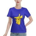 thumbnail image 1 of T-Shirt Basique à Manches Courtes pour Femmes Pikachu, 1 of 6
