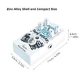 thumbnail image 3 of Rowin RE-01 TAPE DELAY Digital Delay Guitar Effect Pedal with Feedback Time Mix Boost 4 Control Knobs Filter Modulation True Bypass Full Metal Shell, 3 of 7