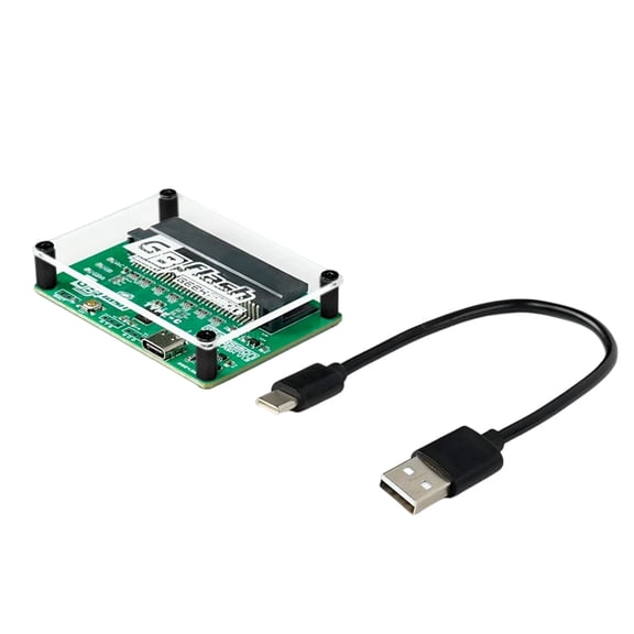 High Speed Compact Cartridge Reader Writer USB Backup Upgrade Tool for GBFlash Green