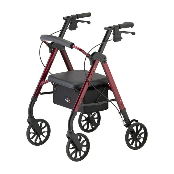 Nova Medical Star Alluminum Rollator, 8 Inch Wheel