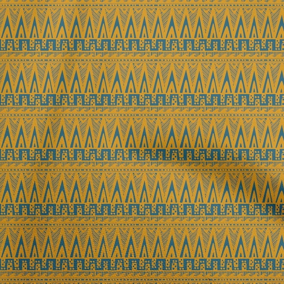 oneOone Silk Tabby Dark Mustard Fabric Tribal Sewing Craft Projects Fabric Prints By Yard 42 Inch Wide