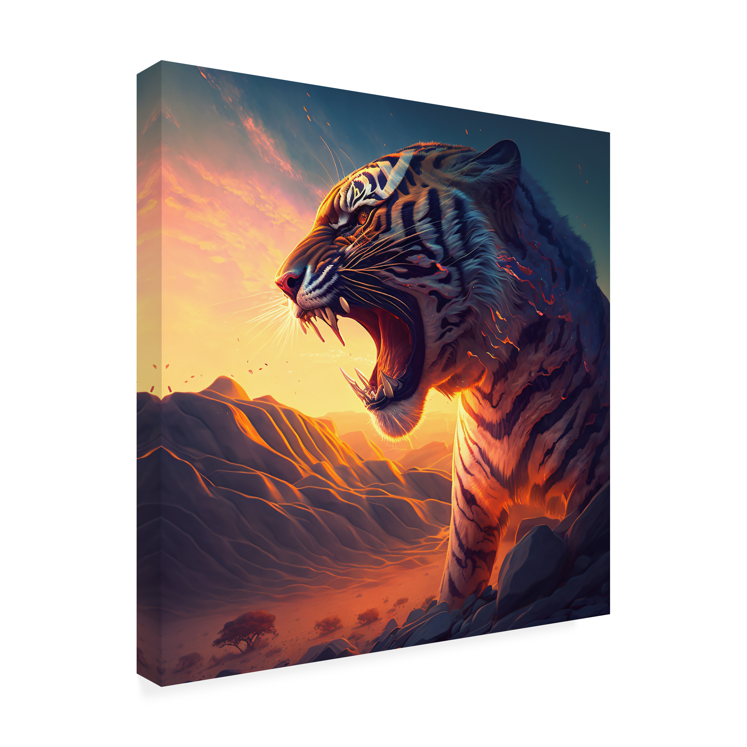 Canvas Wall Art - Ray Heere 'Desert Of Dreams 16' Wall Art for Living Room, Bedroom, or Office DÃ©cor by Trademark Fine Art - 24 x 24 Inches