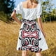thumbnail image 5 of Vestido Orleans negro y dorado Louisiana Craw Fleur de Lis de manga corta vestidos de manga larga vestido de verano para mujer, 5 of 7