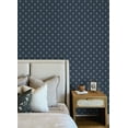 thumbnail image 3 of Chesapeake Surdiva Indigo Floral Fan Wallpaper, 3 of 5