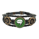 thumbnail image 1 of Daily Language chat adiós adiós Pulsera marina tejida en cuero, 1 of 4