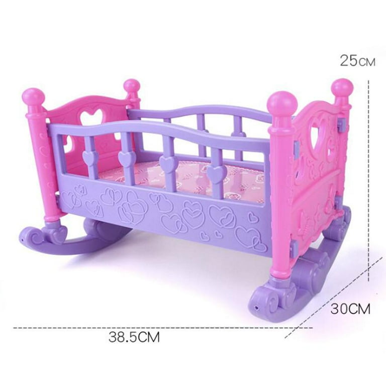 Baby Doll Rocking Pink Nursery Toy for Pretend Role Play Game Age 3