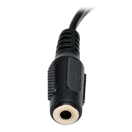 Tripp Lite 6ft Mini Stereo to 2 RCA Audio Y Splitter Adapter Cable 3.5mm M//M 6/'