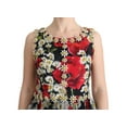 thumbnail image 5 of Dolce  Gabbana Floral Maxi Gown with Sunflower Print and Crystals, 5 of 11