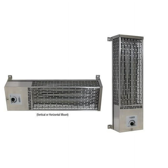 240 & 120V, 1000 & 250W Stainless Steel Pump House Heater