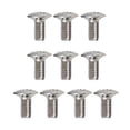 thumbnail image 1 of 10 Uds Tornillos de montaje para interruptor de guitarra Yuyangstore Plata, 1 of 8