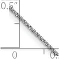 thumbnail image 5 of 14K White Gold Jbsp's .9mm D/C Twisted Box Chain (16 X 0.9) Made In Italy 7188-16, 5 of 5