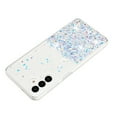 thumbnail image 3 of Luminous Case for Samsung Galaxy A15, Glow in the Dark Fluorescent Glitter Case for Women Girls, Bling Sparkle Lightweight Slim Shockproof Protective Phone Cover for Samsung Galaxy A15, White, 3 of 6