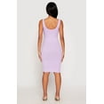 thumbnail image 4 of Womens Ribbed Knit Notch Neck Dress, 4 of 4