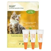 3pcs Hygiene Dogs Cats Easy Apply Plant Extract Health Care Flea Tick Treatment