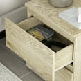 thumbnail image 4 of Bedside Table with 2 Drawers Side End Table Sofa Table for Living Room Bedroom Wood Maple, 4 of 8