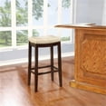 thumbnail image 1 of Hawthorne Collection Tabouret de Bar en Faux Cuir 30 Pouces en Jute, 1 of 1