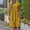 Yellow#1, variant on Spring Saving GaThRRgYP Plus Size Summer Dress for Women,Women's Fashion Cotton and Linen Crewneck Loose Short Sleeve Solid Mini Dress