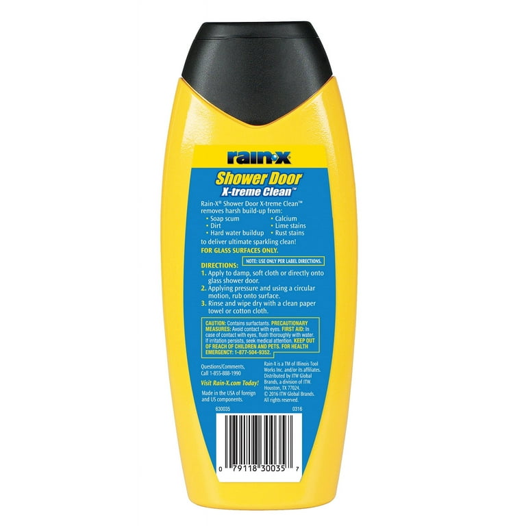 Rain-X Glass Shower Door Cleaner, 12 fl. oz. - 630035, Extreme Rain-X Glass Shower Door Cleaner, 12 fl. oz. - 630035, Extreme