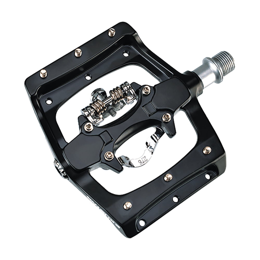 dual clipless and flat pedals