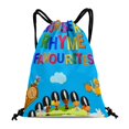 thumbnail image 1 of Canciones Infantiles Mochila de Cuerdas para Deportes y Gimnasio, Bolsa de Cuerdas Resistente al Agua, Bolsa Cinch, 30×40cm, 1 of 6