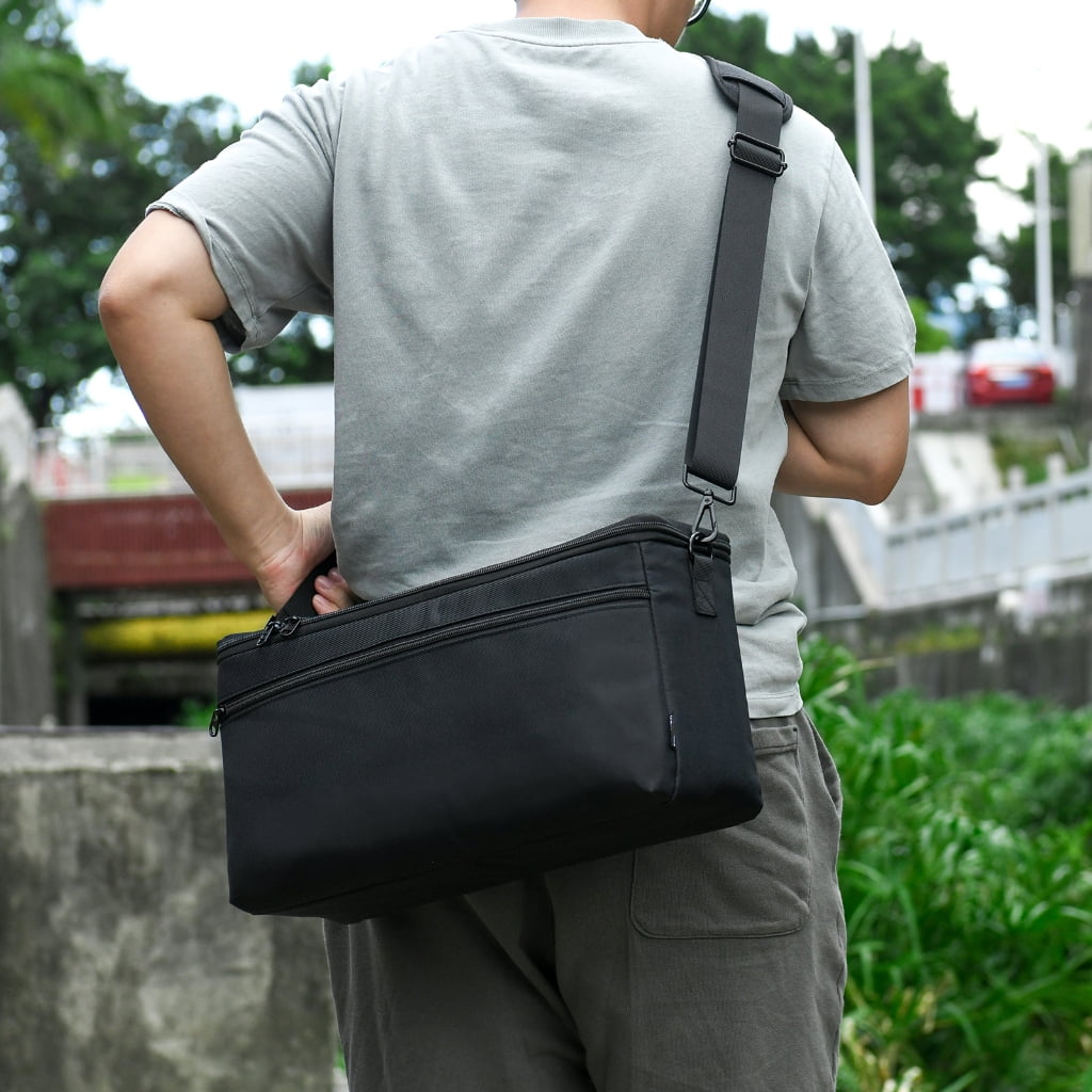 Nylon Carrying Case For 40W Wireless Speaker Adjustable Shoulder Strap Double Zippers Design Spacious Compartment