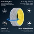 thumbnail image 6 of King Will Silicone Wedding Rings For Men, Rubber Wedding Bands with Celtic Knot Pattern 2 Pack, 8mm Wide 2.2mm Thick, Comfort Fit Size 8, 6 of 7