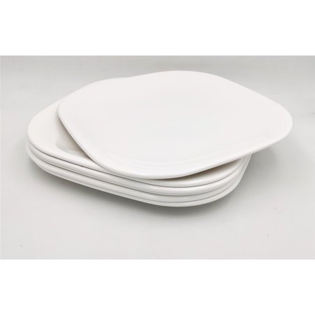 

White square plates (Set of 6) - Modern & Contemporary - Square