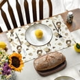 thumbnail image 4 of Binwennn Easter Bunny Egg Placemats Are Practical Beautiful And For Easter Decorations round Plate Mat Set 4 round Table Kitchen Set Dining Table Mats Dinner Table Mats for 4 Kitchen Plate Mat Set, 4 of 7