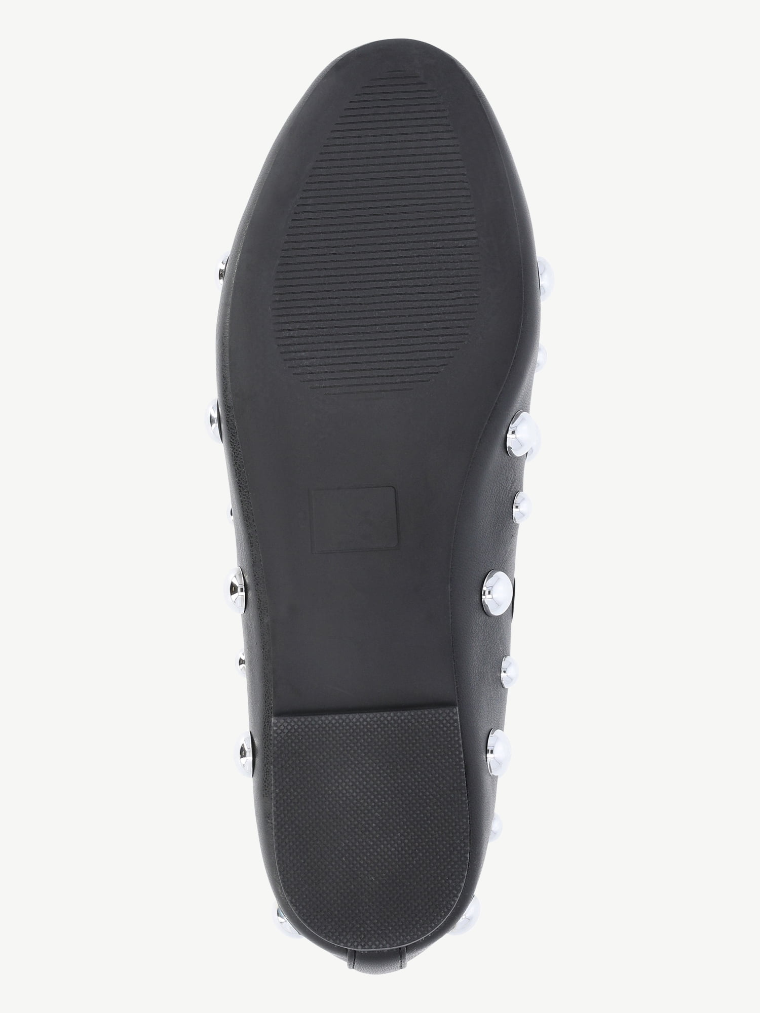 Scoop Women's Studded Faux Leather Ballet Flats