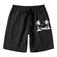 thumbnail image 4 of Mens Running Shorts Casual Summer Shorts with Print Comfortable Breathable Beach Shorts, 4 of 4
