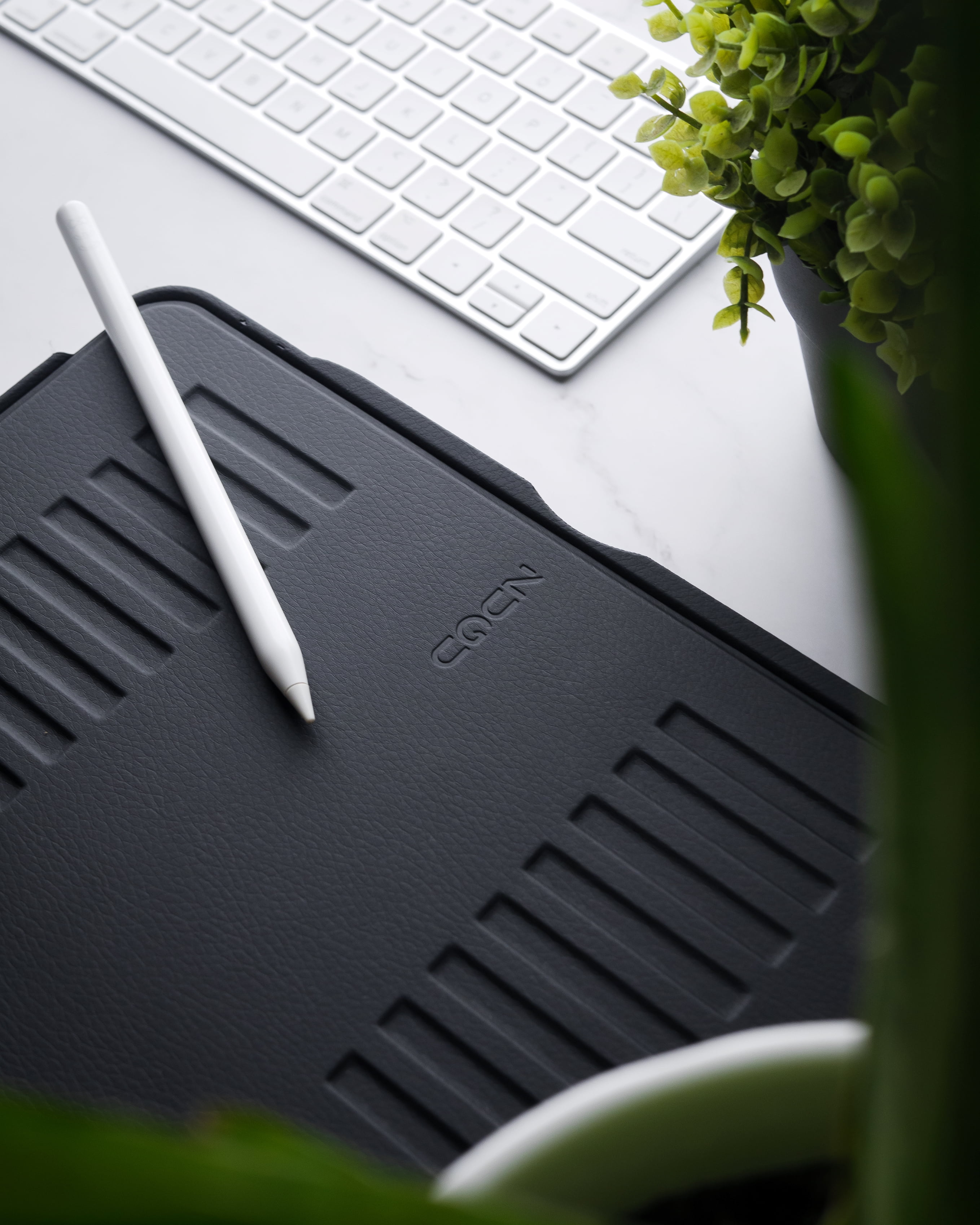 ZUGU Case for 2021/2022 iPad Pro 12.9 inch 5th / 6th Gen - Slim Protective Case - Apple Pencil Charging - Magnetic Stand & Sleep/Wake Cover (Fits Model #’s A2378, A2379, A2461, A2462) - Stealth Black