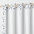 thumbnail image 5 of 63" Blackout Dot Kids' Curtain Panel Navy - Twill, Polka Dots, OEKO-TEX Certified, Indoor Use, 5 of 5