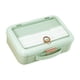 thumbnail image 1 of Caja de almacenamiento de documentos, organizador de archivos con asa, multifuncional, portátil Verde claro, 1 of 8