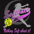 thumbnail image 3 of CafePress - Girls Softball Women's Dark T Shirt - Women's Traditional Fit Dark T-Shirt, 3 of 4