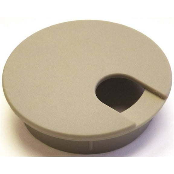 Jandorf Computer Grommet Almond Fits 2-1/2 In. Cut Out