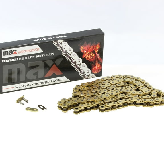 Max Motosports 520 Pitch Gold Standard Chain 80 Links compatible with Honda TRX 200SX Fourtrax 1986 1987 1988