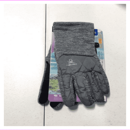 Head Ladies Warm comfort Windproof Hybrid Gloves With Sensatec Touchscreen Tech L/Gray (Best Thin Warm Gloves)