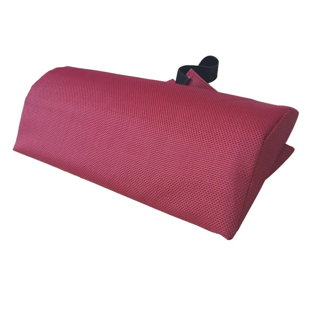 S SERENABLE Patio Chaise Lounge Head Pillow Breathable Soft Attachment Easy Installation Red