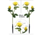 thumbnail image 3 of Bangcool 3PCS Garden Stake Light Simulated Rose Flower Patio Light Garden Ground Light, 3 of 9