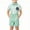 Green, variant on Boys Preppy 5 Piece Outfit Set Plaid Short Sleeve Collared Shirt Pocket Shorts with Bow Tie, Badge, Socks for Ages 2-17, Back to School Uniform for Class Performance Khaki