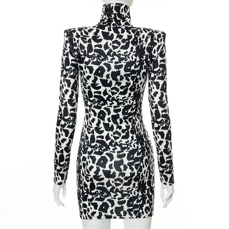 Tiger high outlet neck midi dress