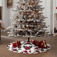 thumbnail image 4 of Haiem Rose Flowers Pattern Christmas Tree Skirt Merry Christmas Party Christmas Tree Decoration,New Year Decorations-36", 4 of 6