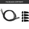 thumbnail image 5 of Endoto Shoelaces for Hey Dude Elastic Strings Replacement Laces Shoes(Color:Black&WhiteCombo,Size:17Inch), 5 of 5