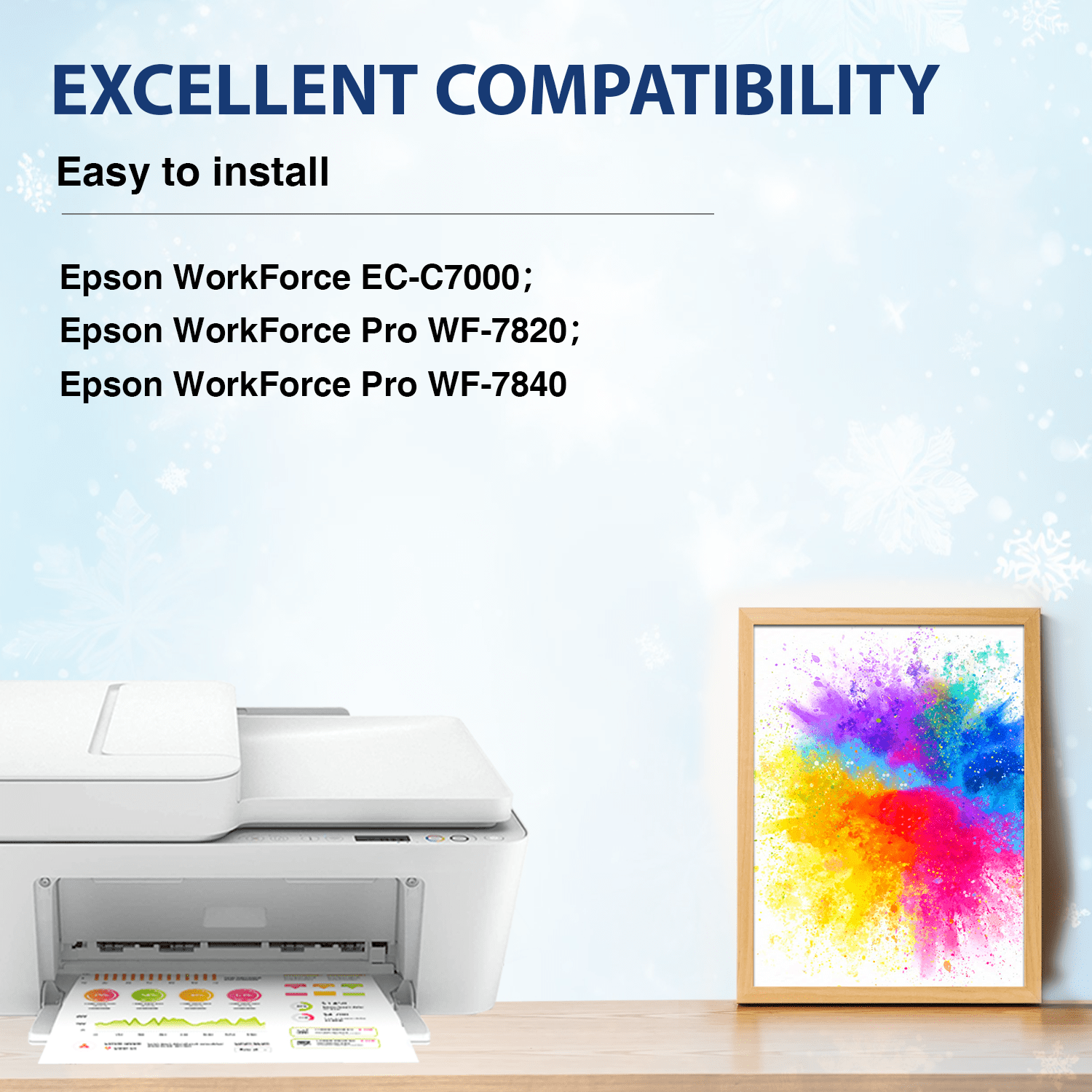 BunToner 812 Ink Replacement Compatible for Epson 812 Ink Cartridges for 812xl Printer Ink for Workforce Pro WF-7820 WF-7840 EC-C7000 Printer