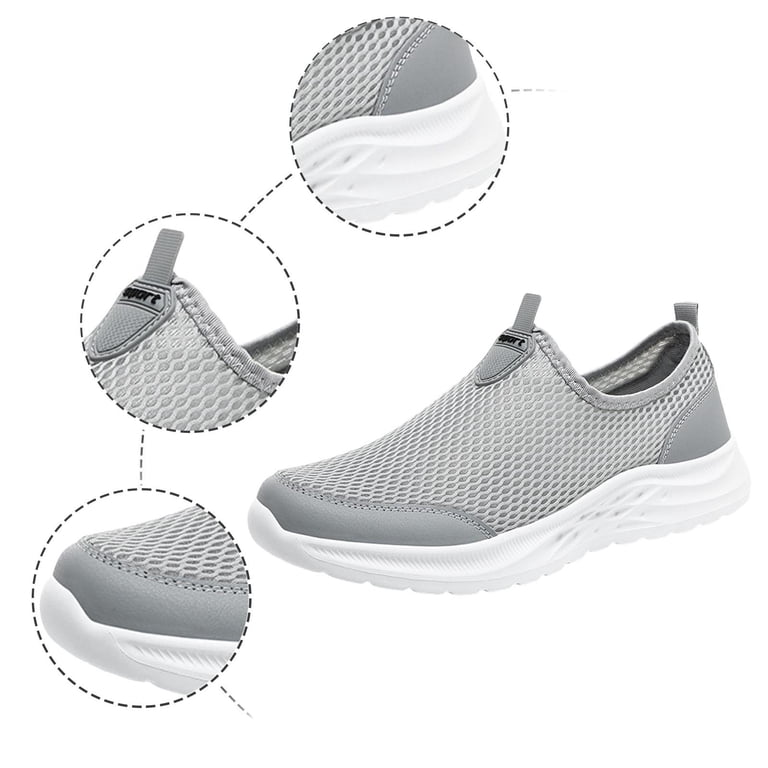 UAYOTSE Mens Running Shoes Mesh Lightweight Walking Tennis 