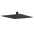 thumbnail image 5 of Mocoloo 12 Inch Black Rainfall Shower Head - Square Solid Ultra Thin Stainless Steel, 5 of 11