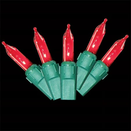 LB International PDC-RG100 100 Light Red Bulb Mini Light Set