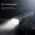 thumbnail image 5 of Bike Light, USB Rechargeable Bicycle Cycling Headlight Front Bike Light Mountain Bike Light 400 Lumen LED Flashlight, IPX4 Waterproof Bike Light Wider Vision, 5 of 5